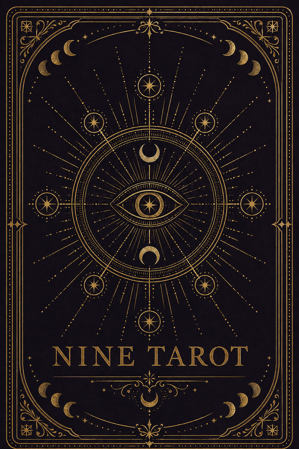 Dos de carte Nine Tarot
